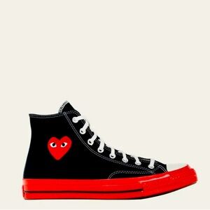 COMME DES GARCONS
x Converse Men's PLAY Chuck 70 High-Top Sneakers